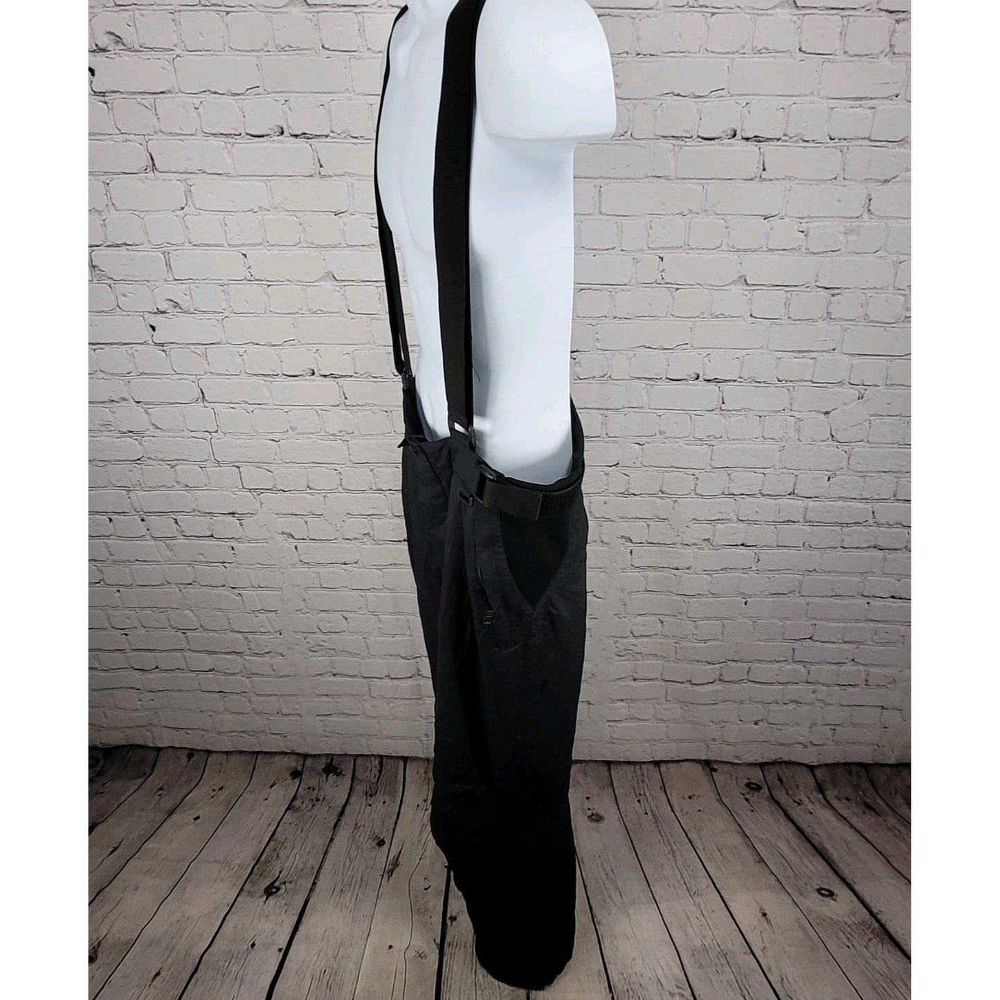 Pacific Trail Black Performance Outwear Ski Bib Overalls Pants Size Large L