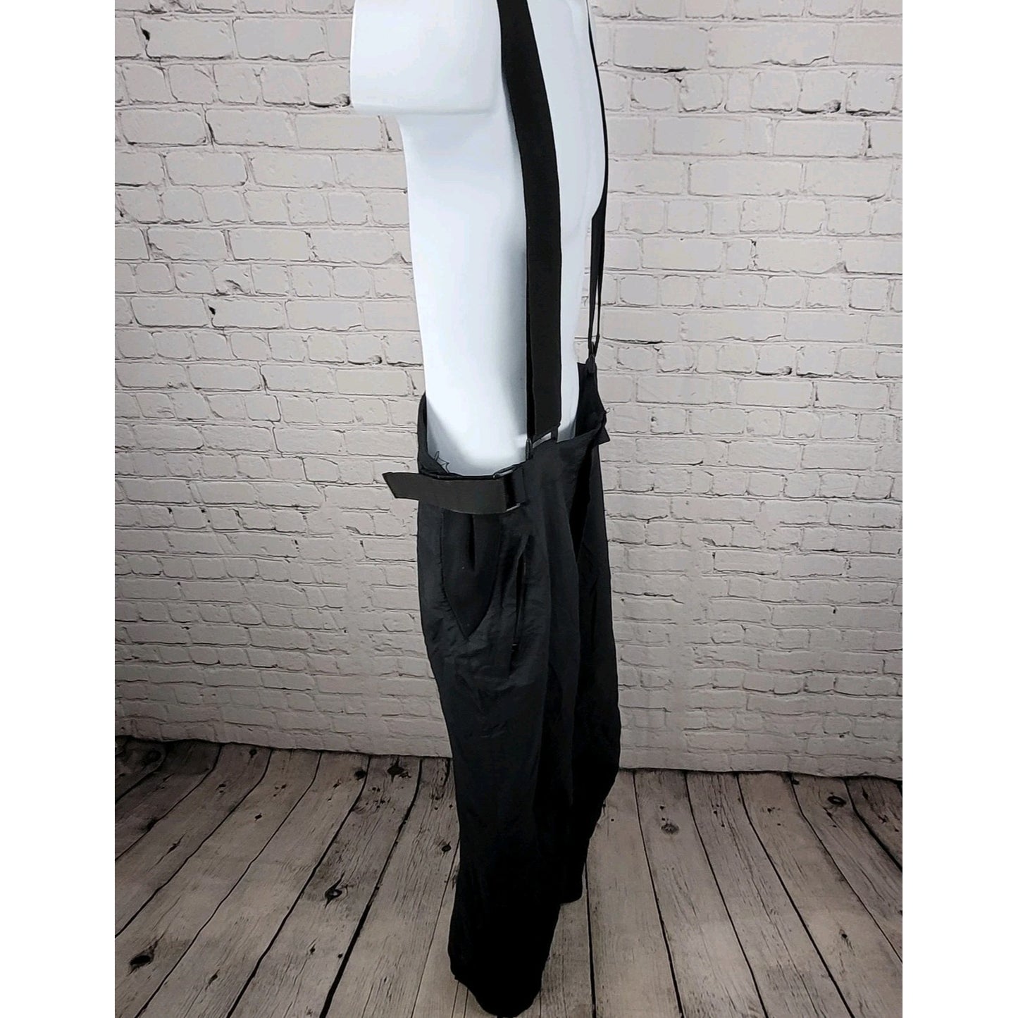 Pacific Trail Black Performance Outwear Ski Bib Overalls Pants Size Large L