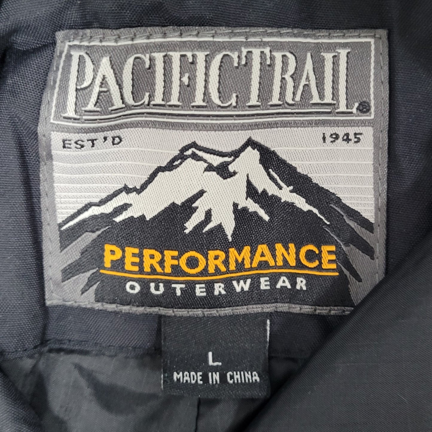 Pacific Trail Black Performance Outwear Ski Bib Overalls Pants Size Large L
