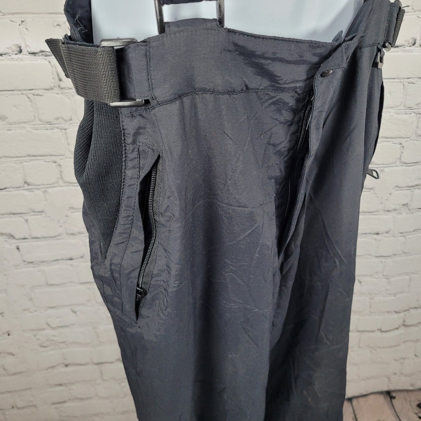 Pacific Trail Black Performance Outwear Ski Bib Overalls Pants Size Large L