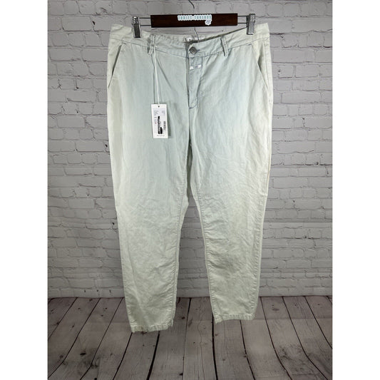 NWD CLOSED Jack Cotton Linen Blend Dirty Wash Mid Rise Men’s Jeans (31 x 27)
