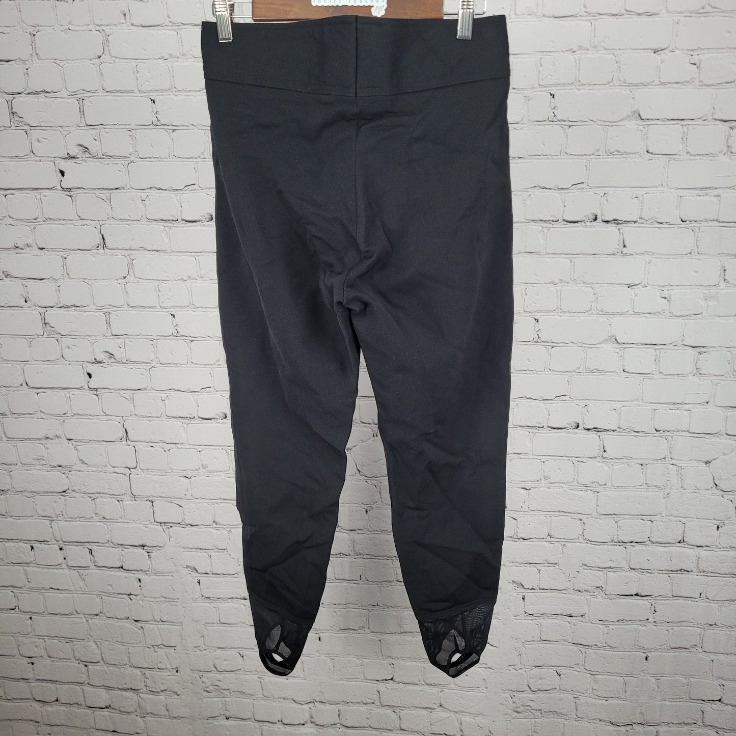 VTG Cobor Schoeller Black Wool Nylon Blend Stirrup Ski Snow Pants 10 (28x23)