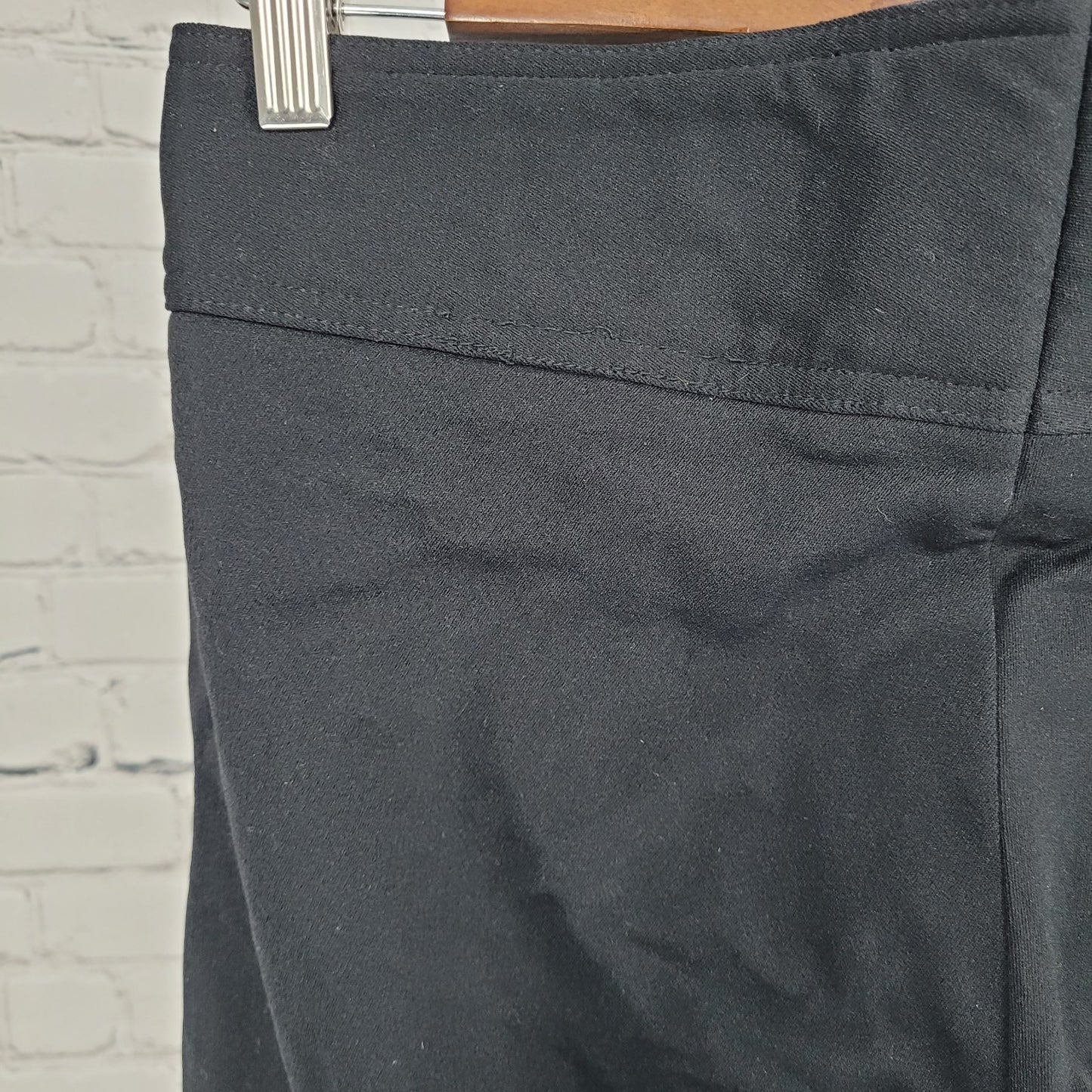 VTG Cobor Schoeller Black Wool Nylon Blend Stirrup Ski Snow Pants 10 (28x23)