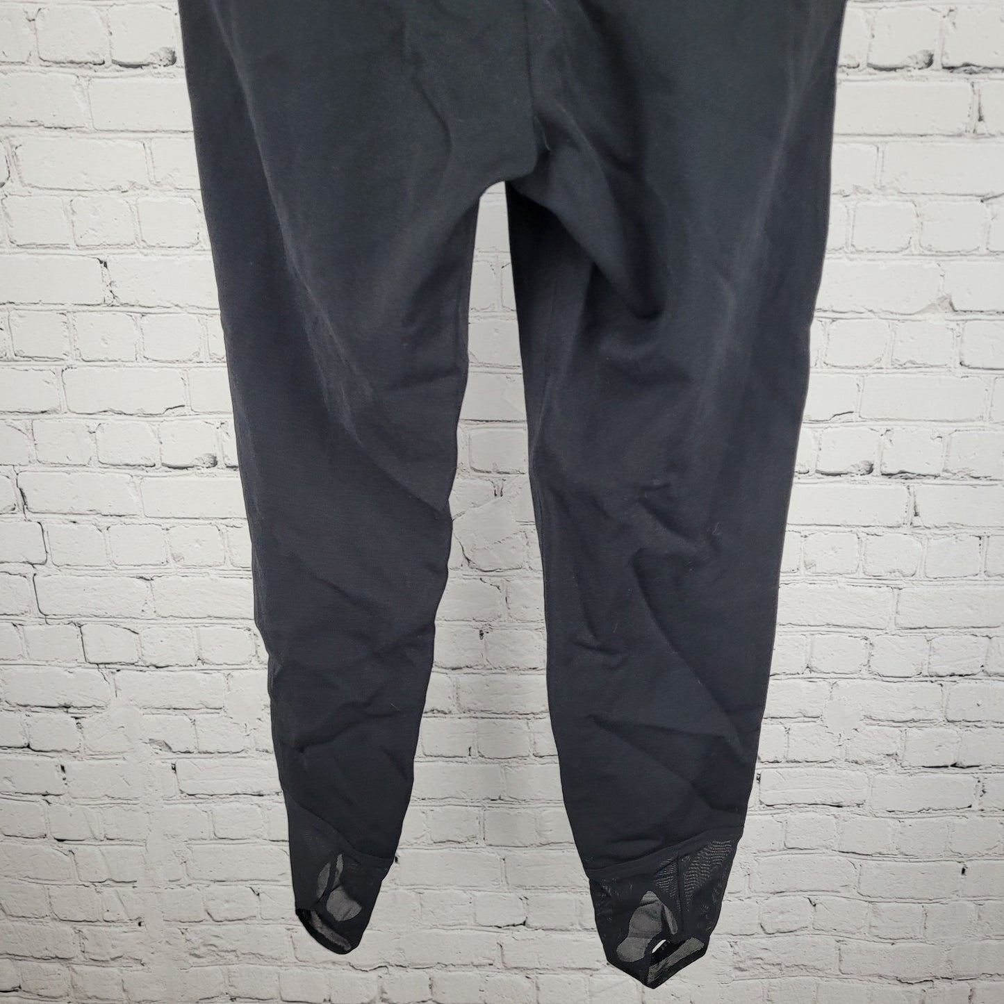 VTG Cobor Schoeller Black Wool Nylon Blend Stirrup Ski Snow Pants 10 (28x23)
