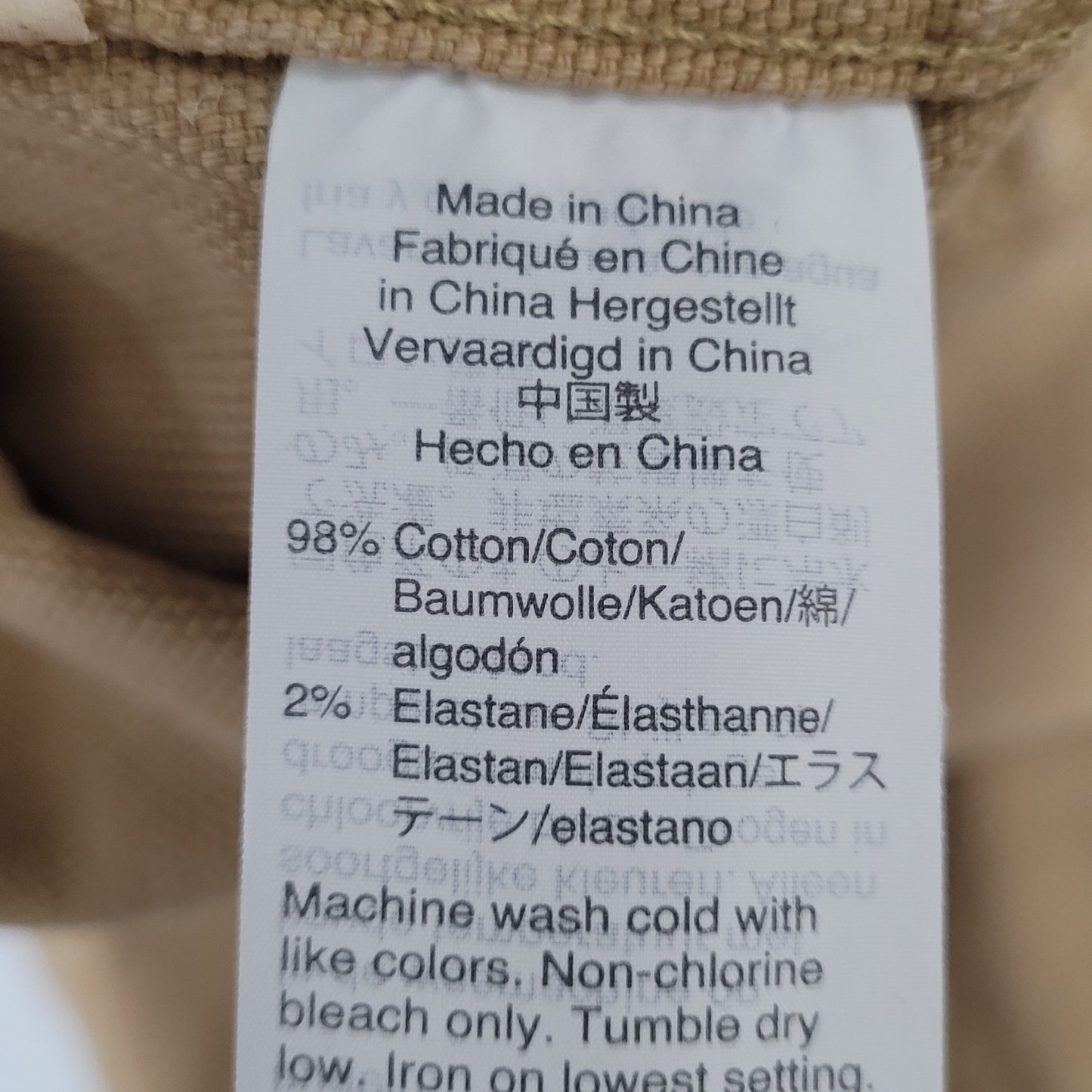 Madewell Tan Canvas Stretch High Rise Wide Leg Cropped Pants 29 (29x26)