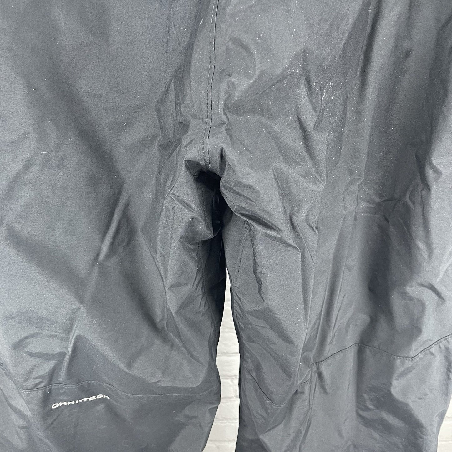 Columbia Black Omni Tech Adjustable Waist Snow Ski Pants Size Large L (36x33)