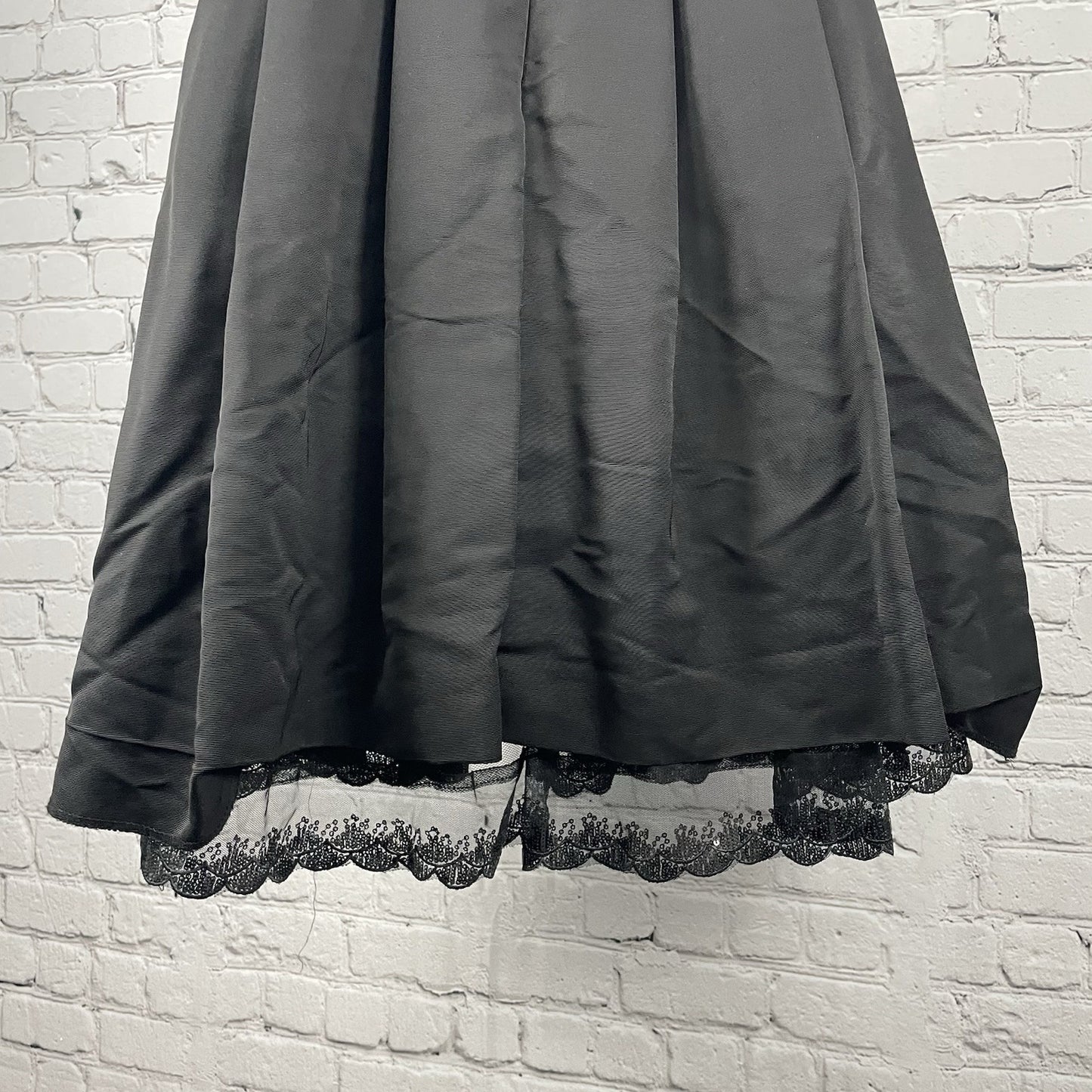Jason Wu Black A Line Layered Lined Zipped Pleated Pockets Dress Size Small S