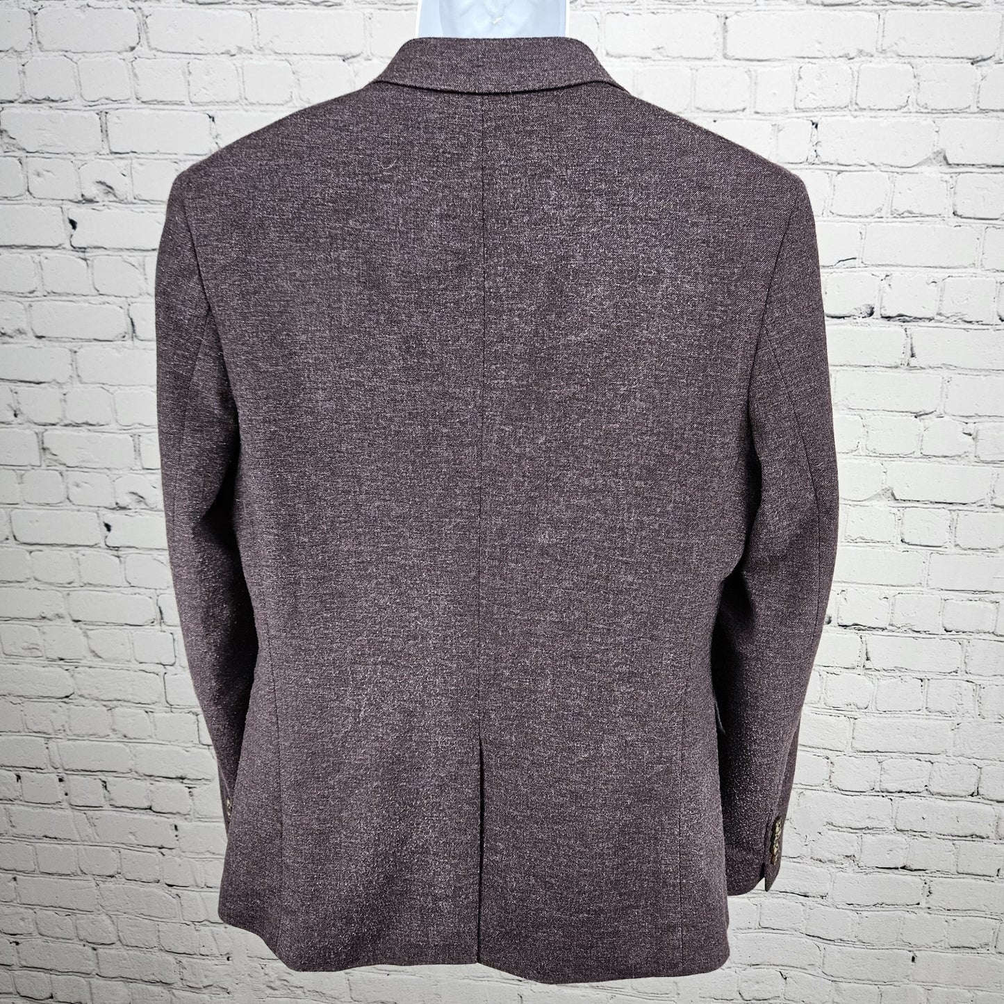 Topman Purple 2 Button Single Vented Notch Stretch Casual Blazer Sport Coat 44