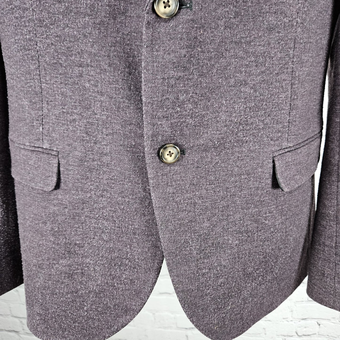 Topman Purple 2 Button Single Vented Notch Stretch Casual Blazer Sport Coat 44