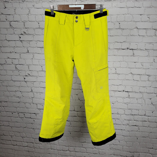 Sunice Yellow Insulated Heat-MX Adjustable Waist Zip Pockets Snow Pants Kids 10