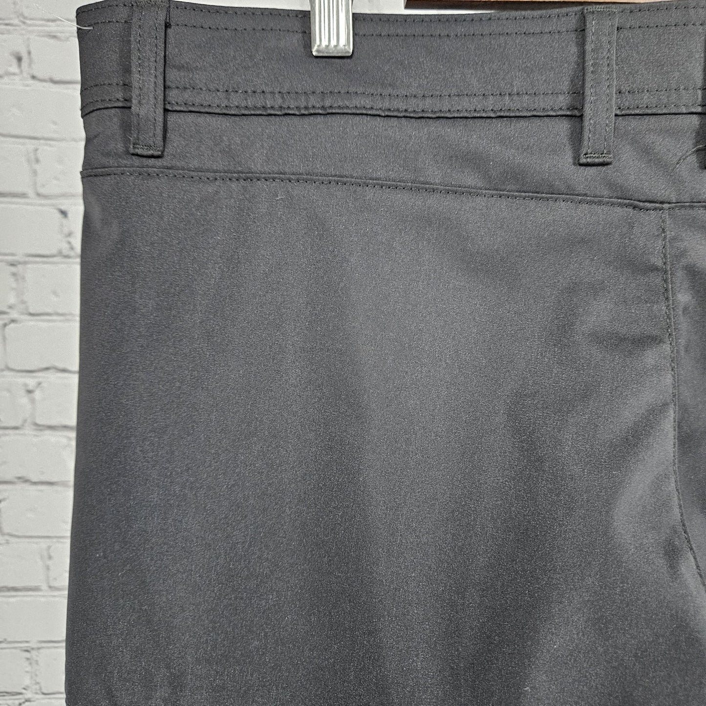 Hurley Black Jet Set Tech Pant Stretch Straight Leg Zip Pocket Casual 40x30