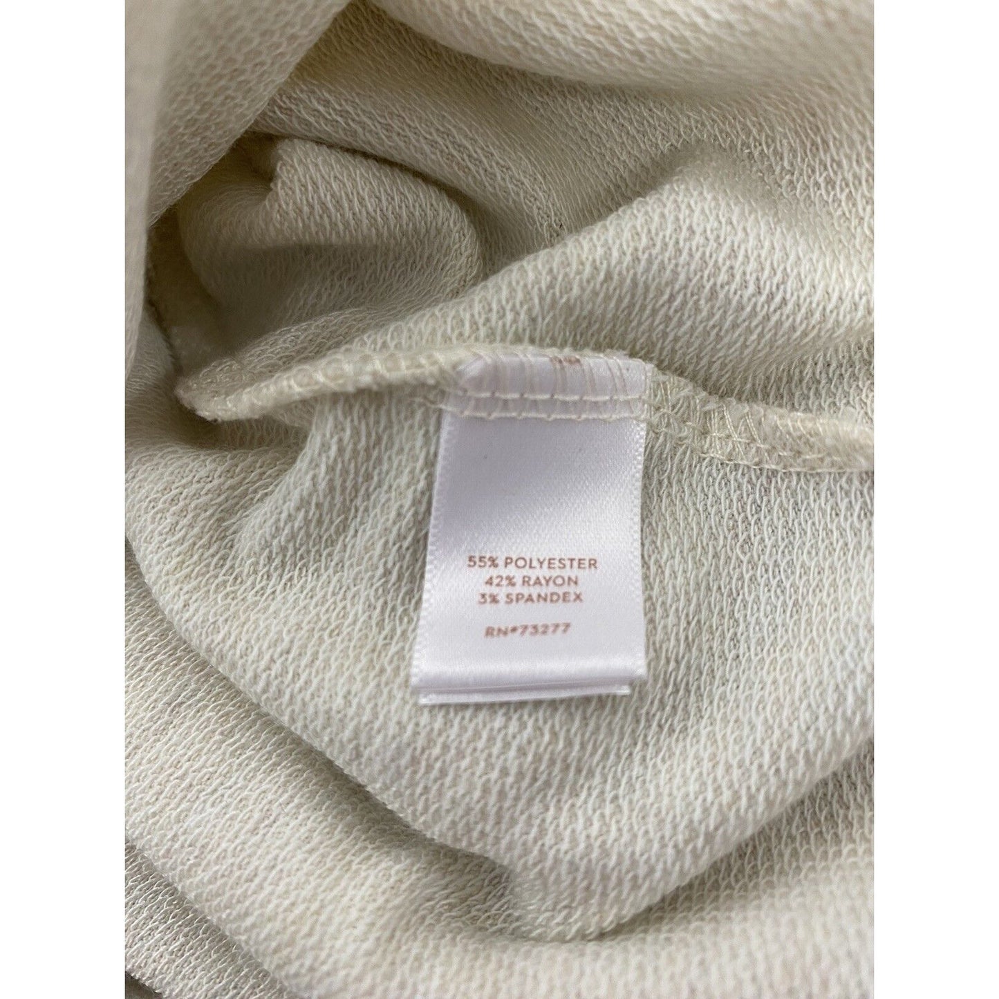 NWT Lauren Conrad Oatmeal Heather Off The Shoulder Pullover Sweater S Small