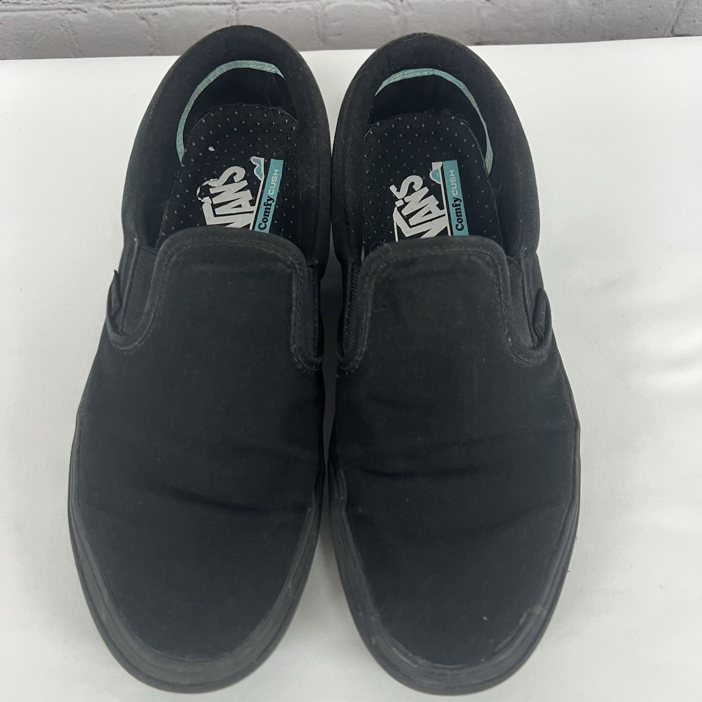 Vans Black Comfy Cush Slip-on Sneakers Womens Size 9 Mens Size 7.5