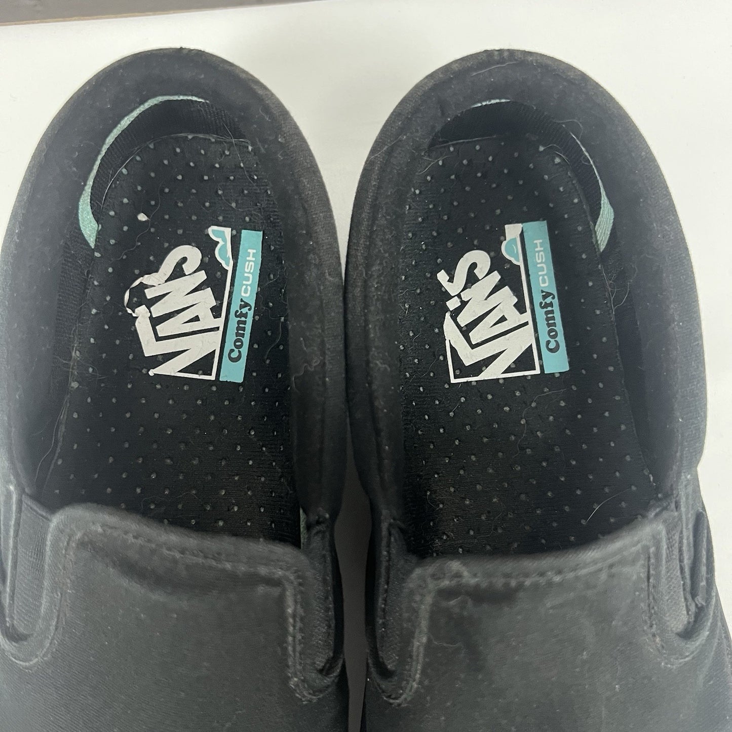 Vans Black Comfy Cush Slip-on Sneakers Womens Size 9 Mens Size 7.5