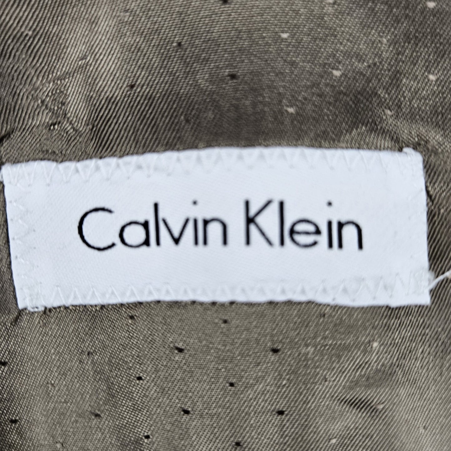 Calvin Klein Grey 100% Wool Striped Full Pant Suit 2 Piece Set 42R (33x27.5)