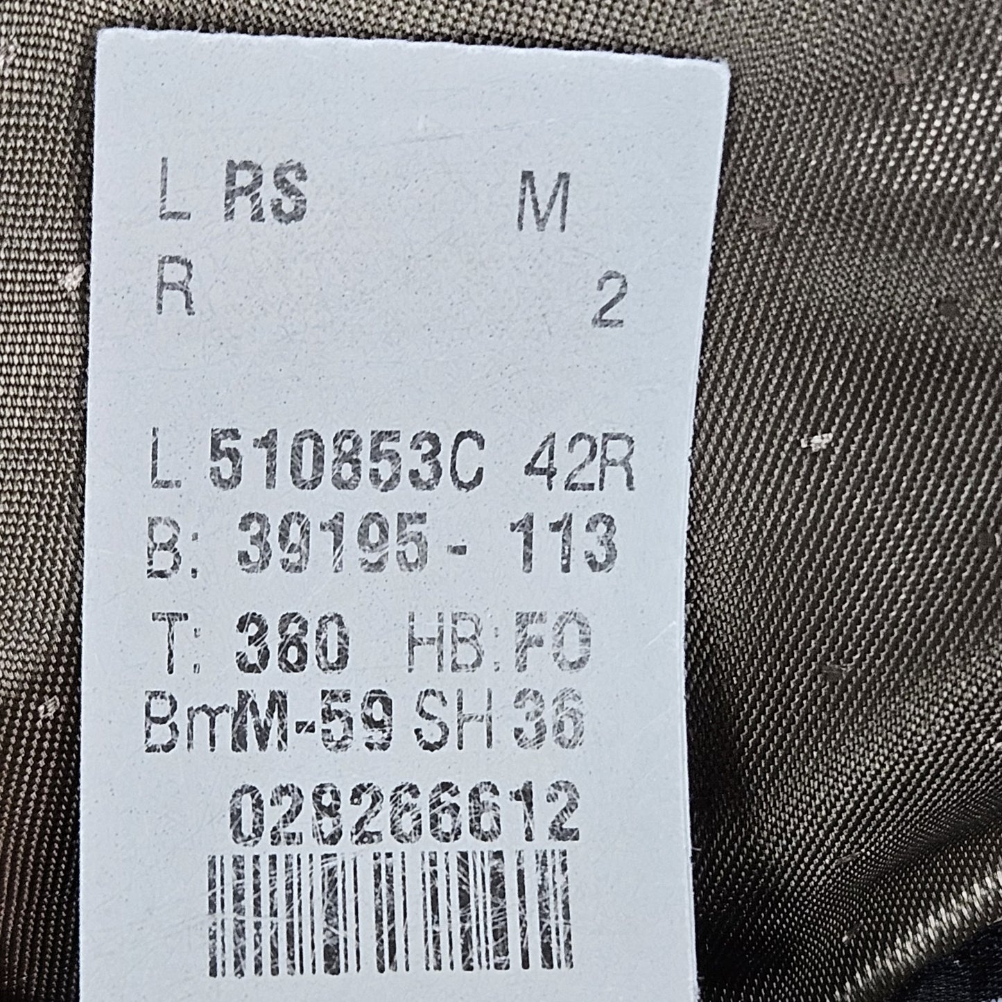 Calvin Klein Grey 100% Wool Striped Full Pant Suit 2 Piece Set 42R (33x27.5)