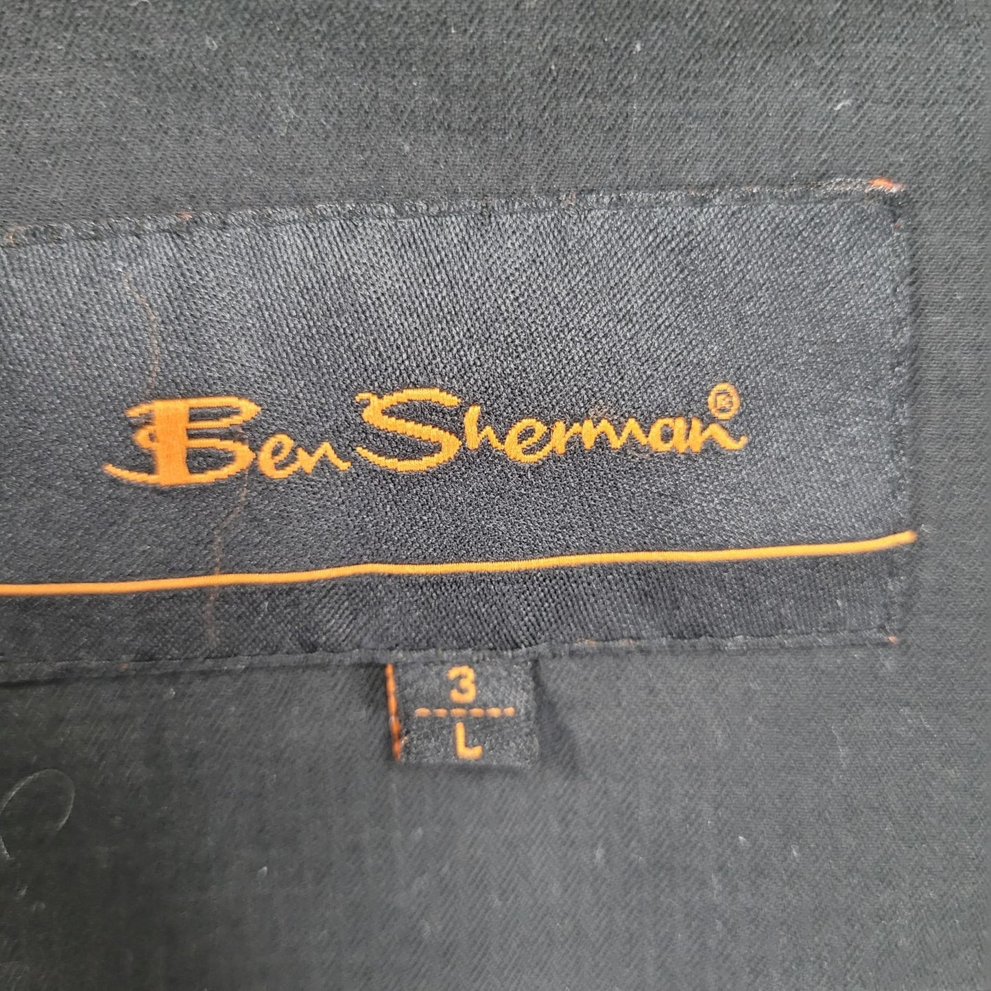 Ben Sherman Black World Tour Fur Hooded Full Zip Insulated Parka Coat Size 3 L