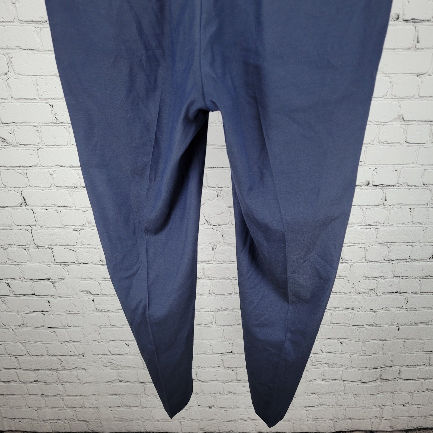 Jos A Bank Navy Stretch Tailored Fit Flat Front Dress Trousers Pants Size 36x30