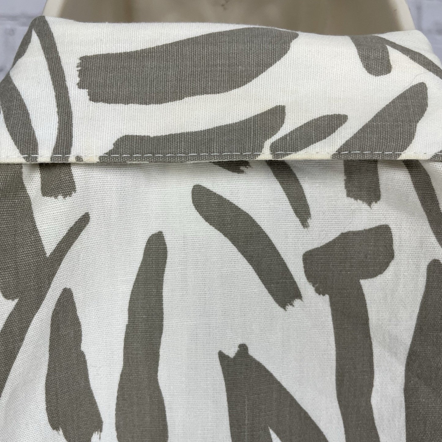 VTG Dawn Joy Fashions Ivory Printed Pleated A Line Dress USA Made Size 5/6