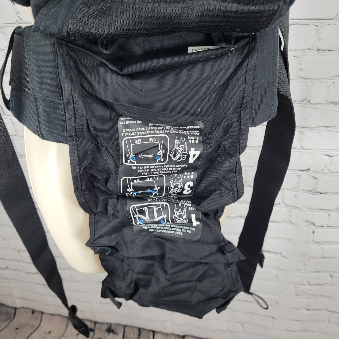 Graco Black Cradle Me 4 In 1 Multiple Positions Infant Baby Child Carrier 8-35lb