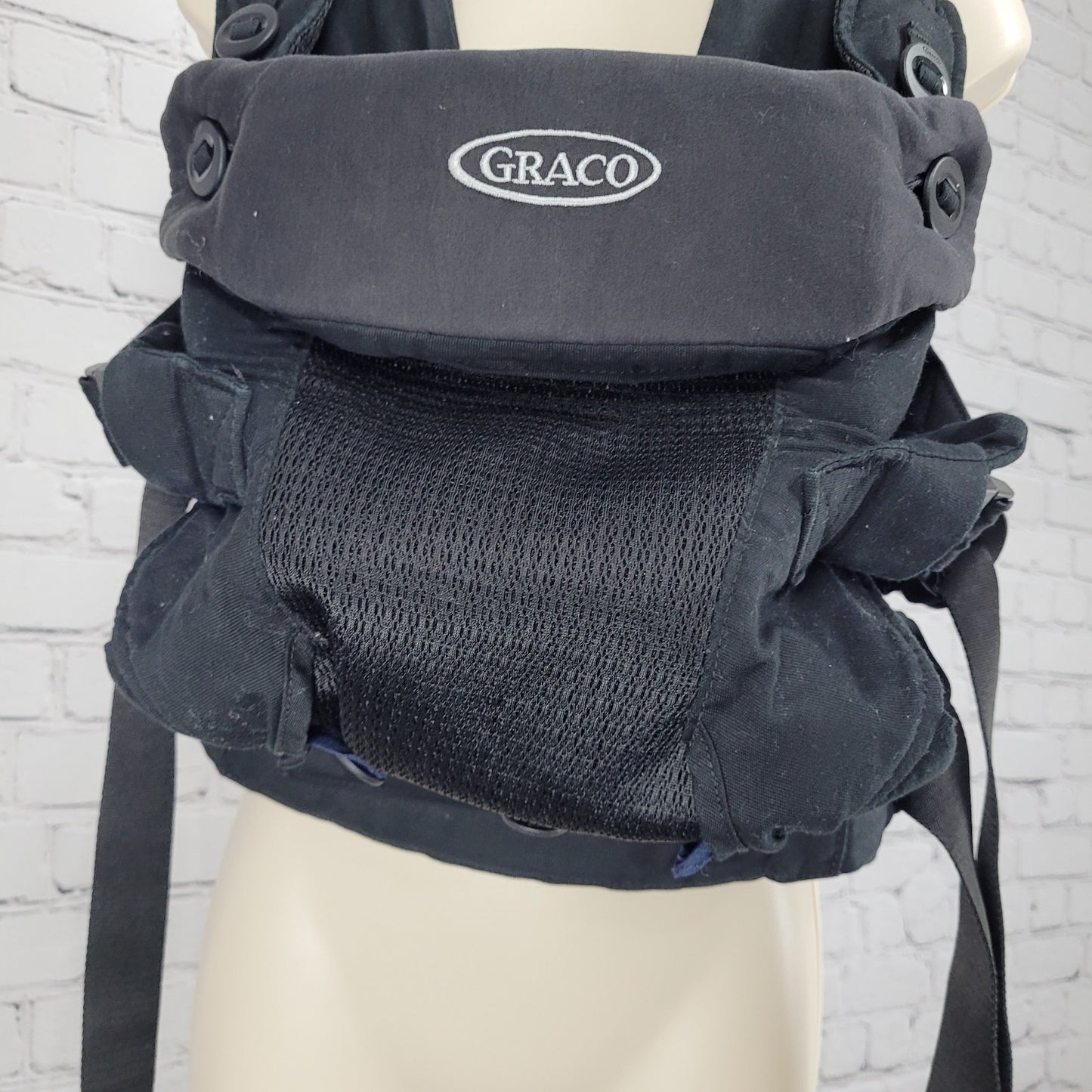 Graco Black Cradle Me 4 In 1 Multiple Positions Infant Baby Child Carrier 8-35lb