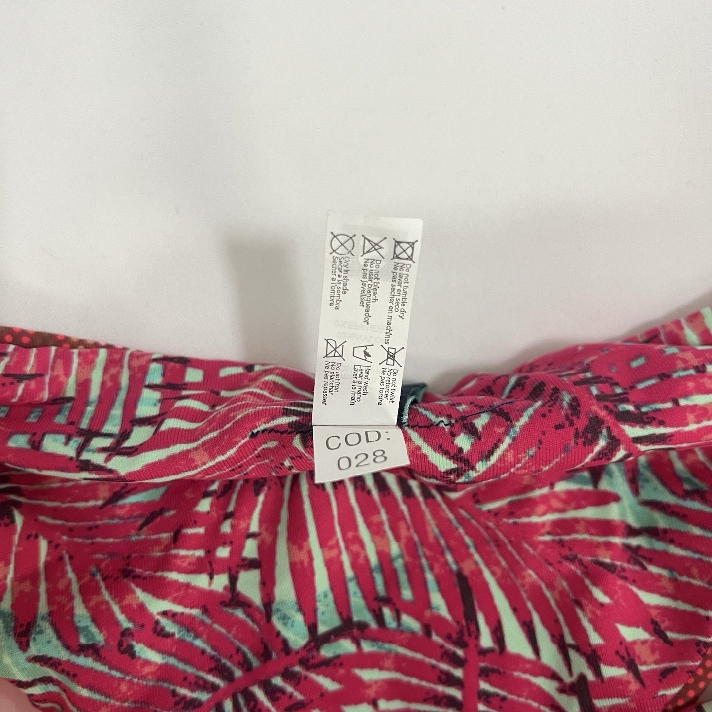 Maaji Pink Multicolor Floral Strappy Low Rise Bikini Bottoms Small S