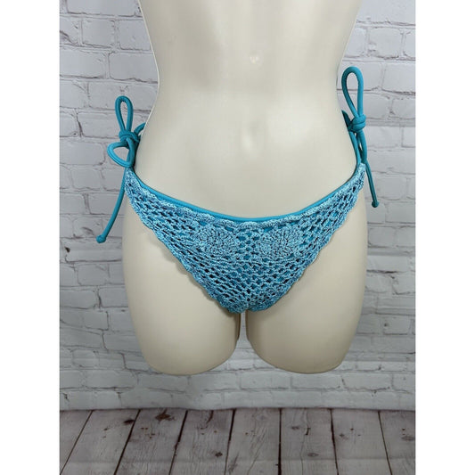 Venus Blue Crochet Tie Sides Cheeky Women’s Bikini Swimsuit Bottom 6