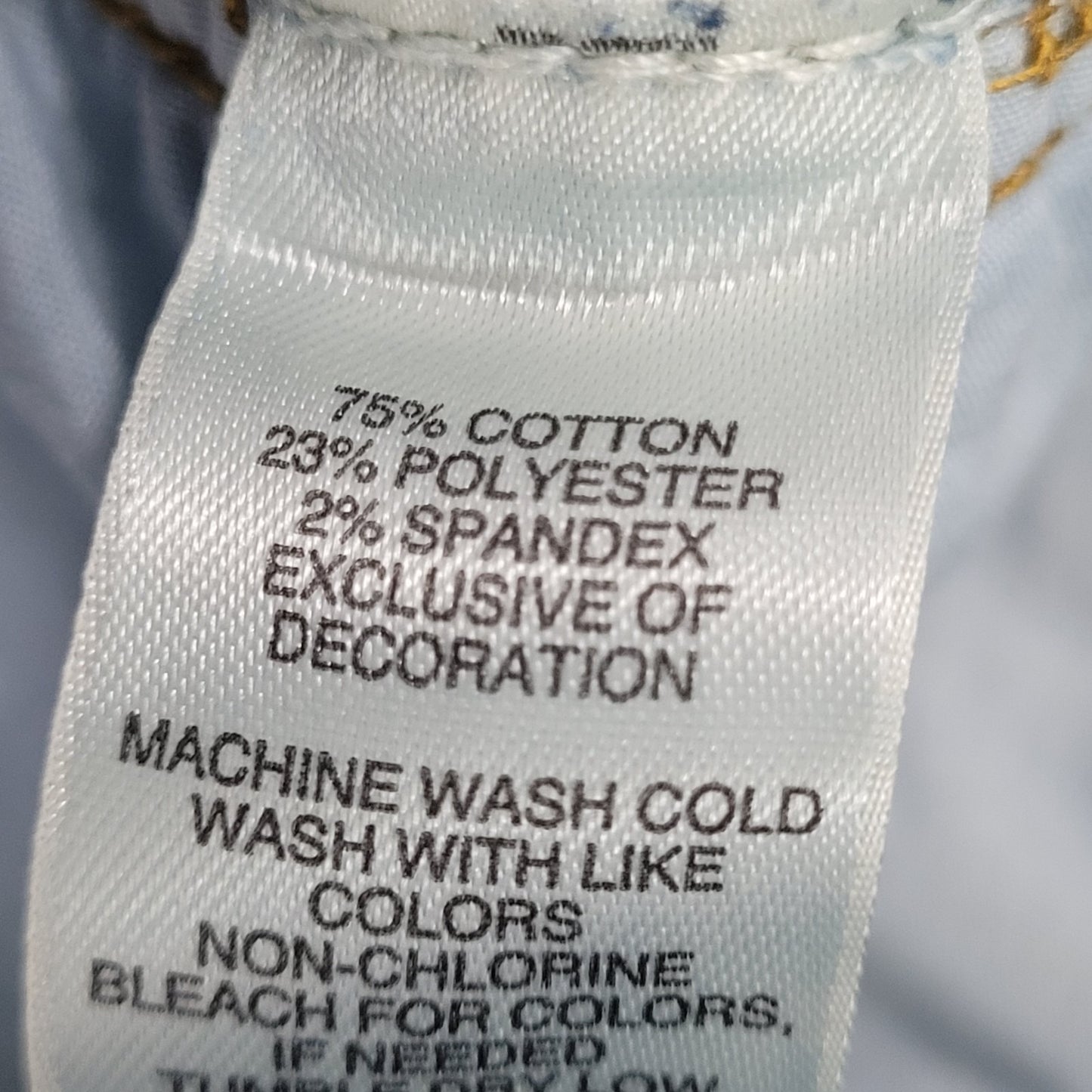 DKNY Jeans Blue Denim Spring Street Jean Mid Rise Flare 28WR (46x33)