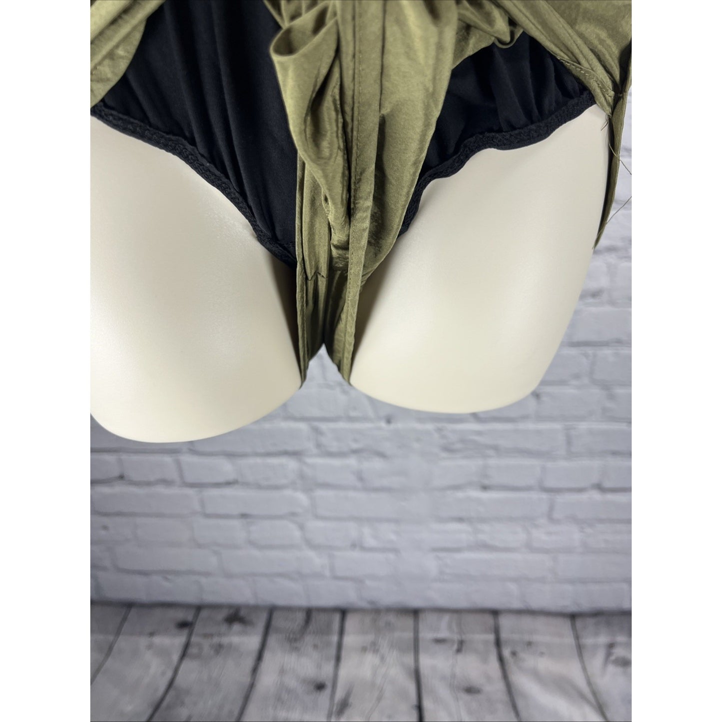 FP Movement Free People Green High Waisted Running Shorts Activewear Small S