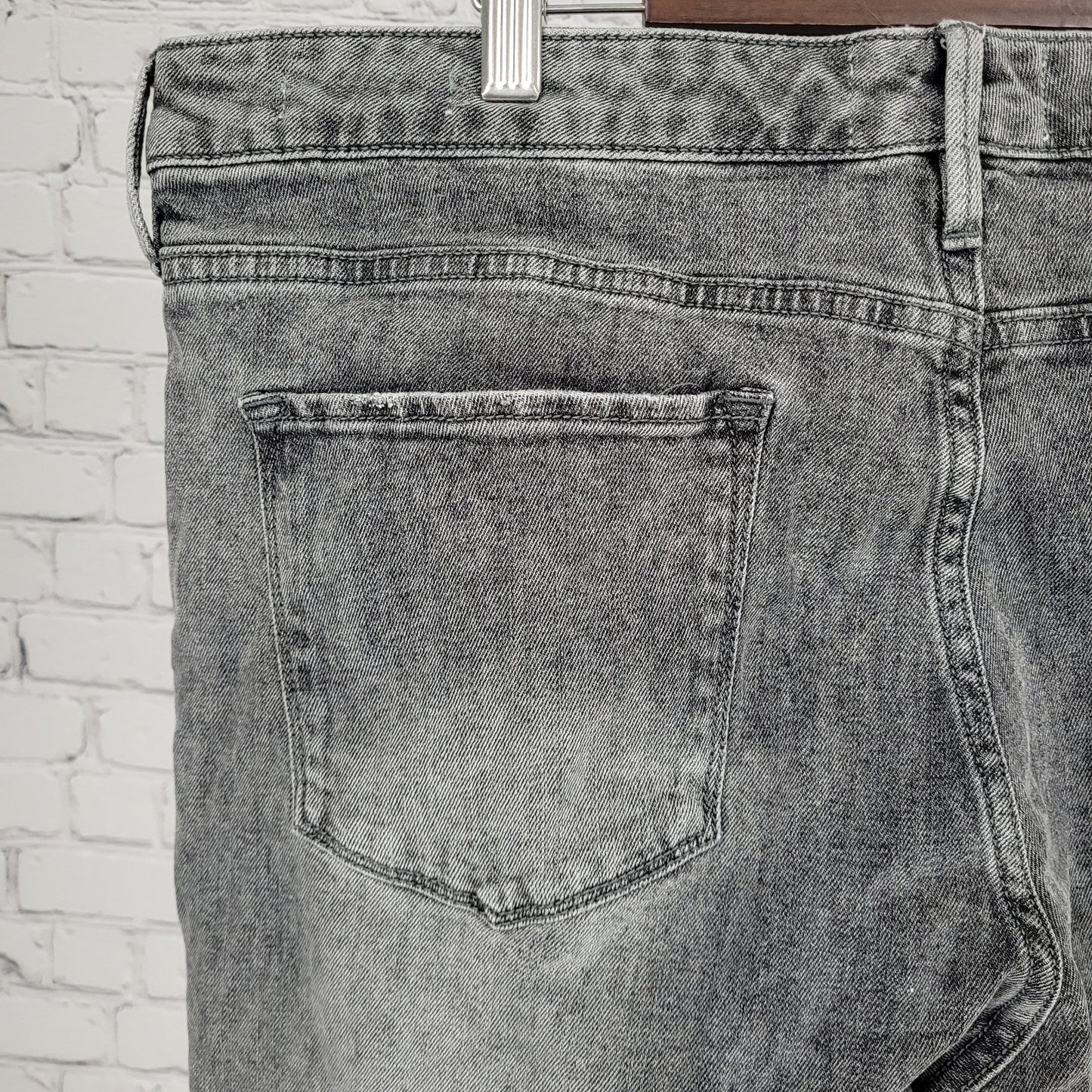 Dear John Grey Denim Jaxtyn Bootcut High Rise Stretch Jeans Size 33 (36x32)