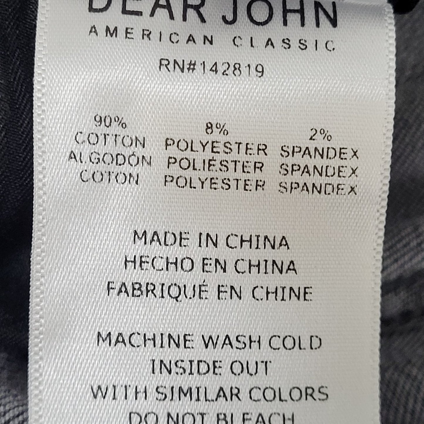 Dear John Grey Denim Jaxtyn Bootcut High Rise Stretch Jeans Size 33 (36x32)