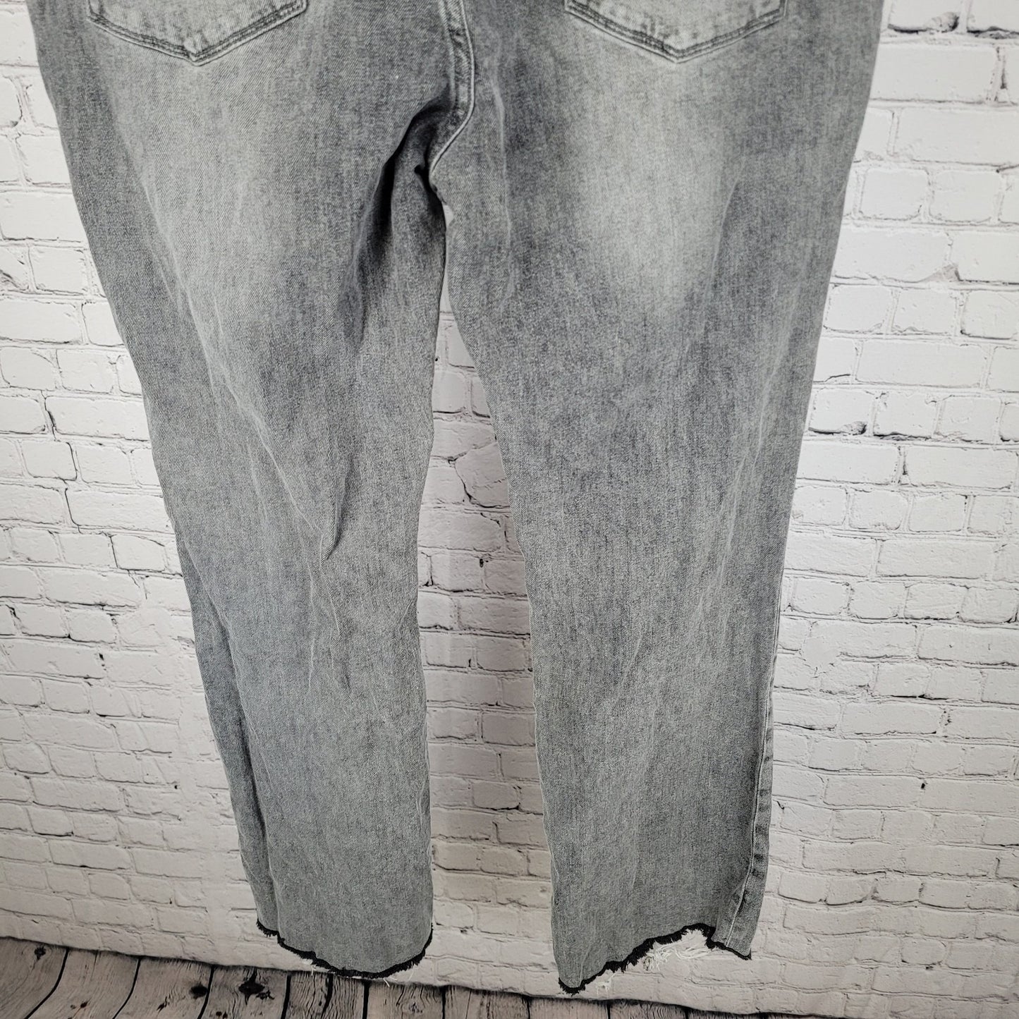 Dear John Grey Denim Jaxtyn Bootcut High Rise Stretch Jeans Size 33 (36x32)