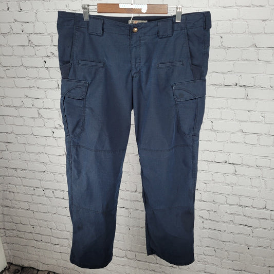 5.11 Tactical Navy Utility Workwear Cargo Pockets Pants Size 18 (39x30) *stained