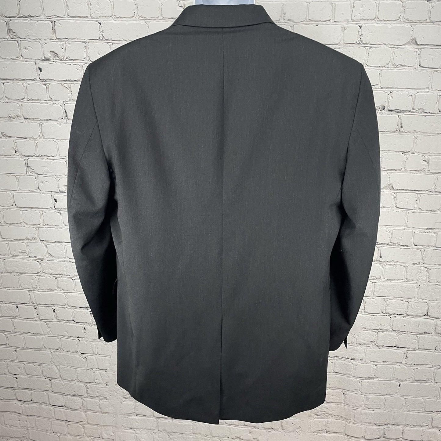 Jos A Bank Black 100% Wool Travelers Collection 2 Button Blazer Sport Coat 42L