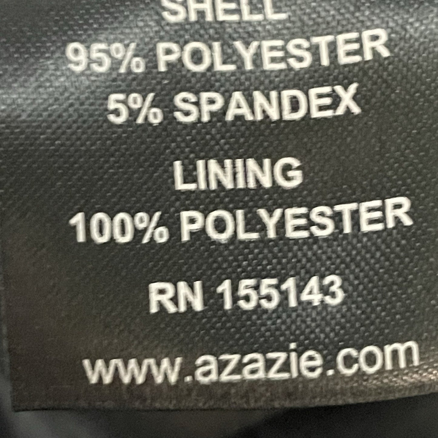 AZAZIE Black Sleeveless Slit Padded Bridesmaid Prom Formal Maxi Dress Size A0