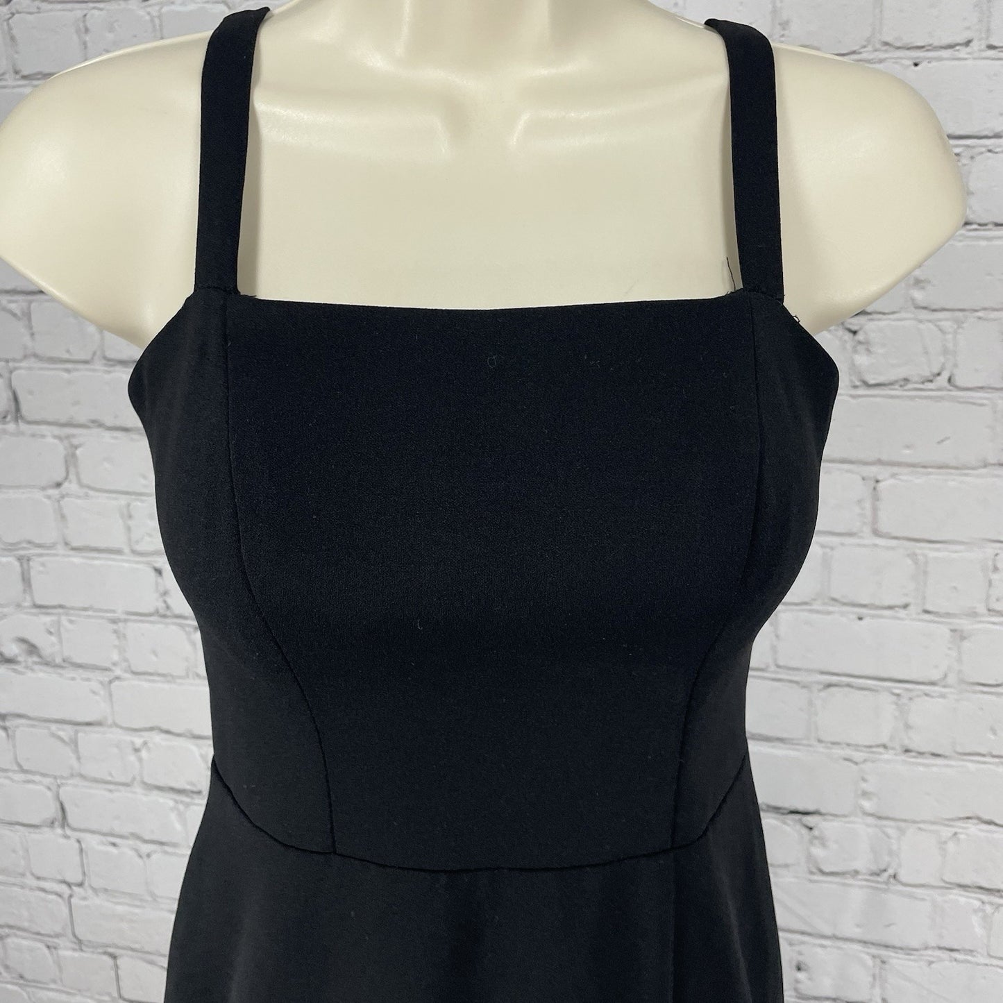 AZAZIE Black Sleeveless Slit Padded Bridesmaid Prom Formal Maxi Dress Size A0