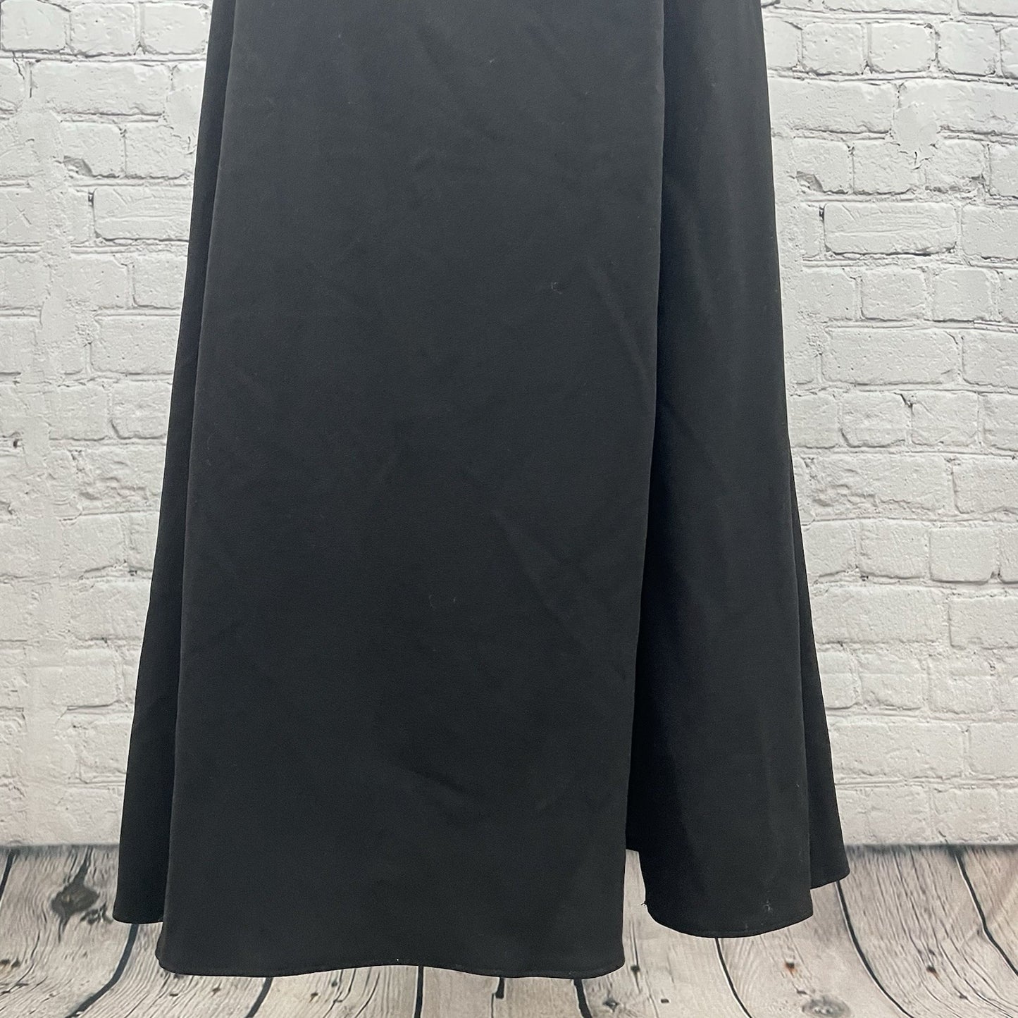 AZAZIE Black Sleeveless Slit Padded Bridesmaid Prom Formal Maxi Dress Size A0