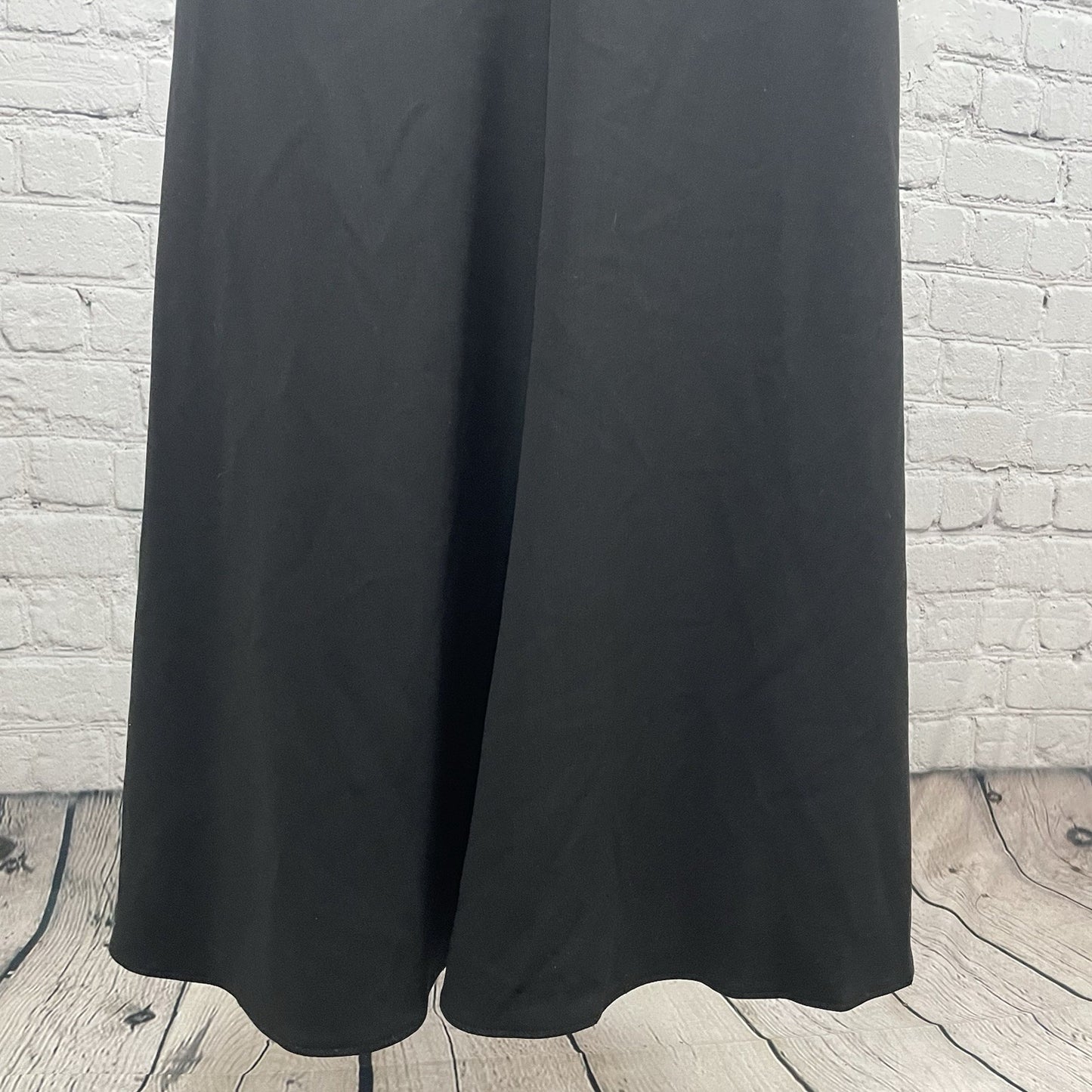 AZAZIE Black Sleeveless Slit Padded Bridesmaid Prom Formal Maxi Dress Size A0