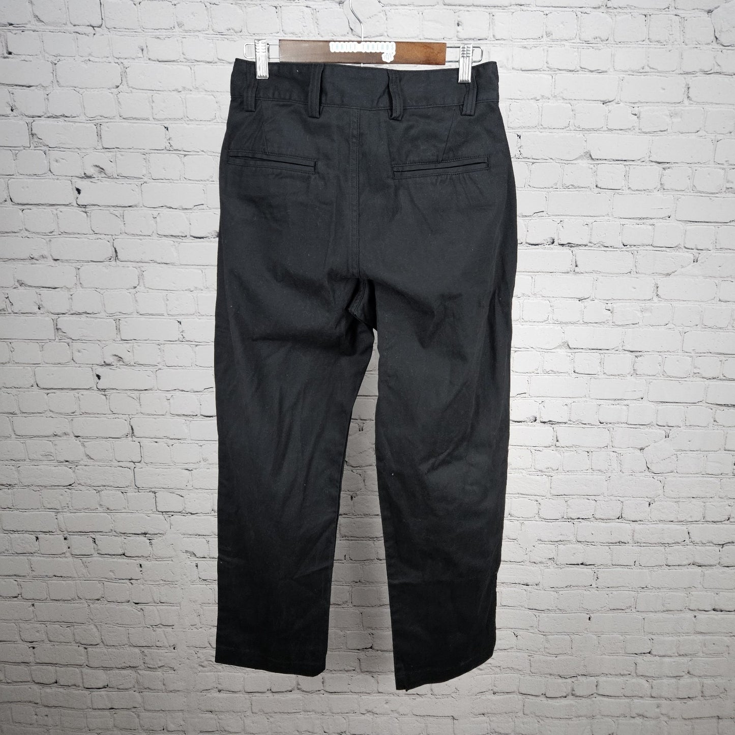 Tesla Black Relective Stripe Straight Leg Workwear Casual Chino Pants 30x30