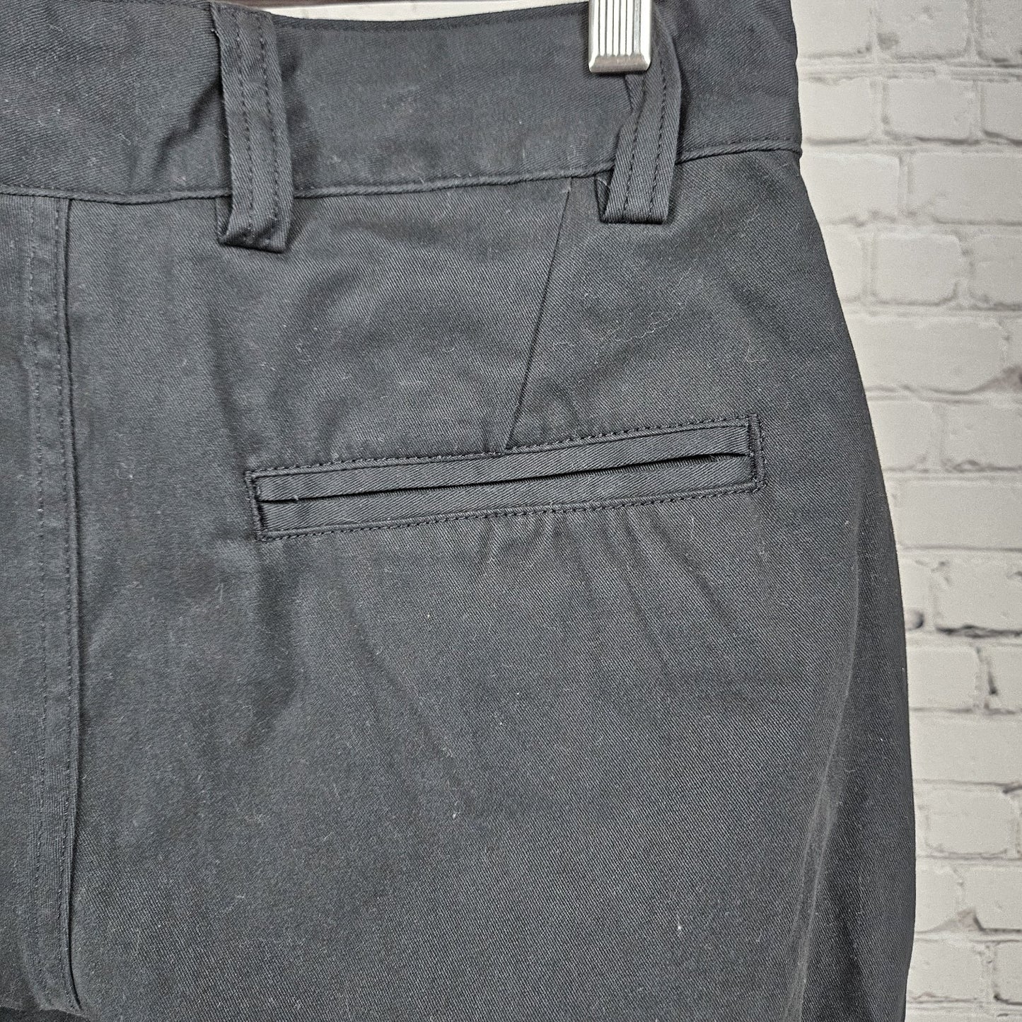 Tesla Black Relective Stripe Straight Leg Workwear Casual Chino Pants 30x30