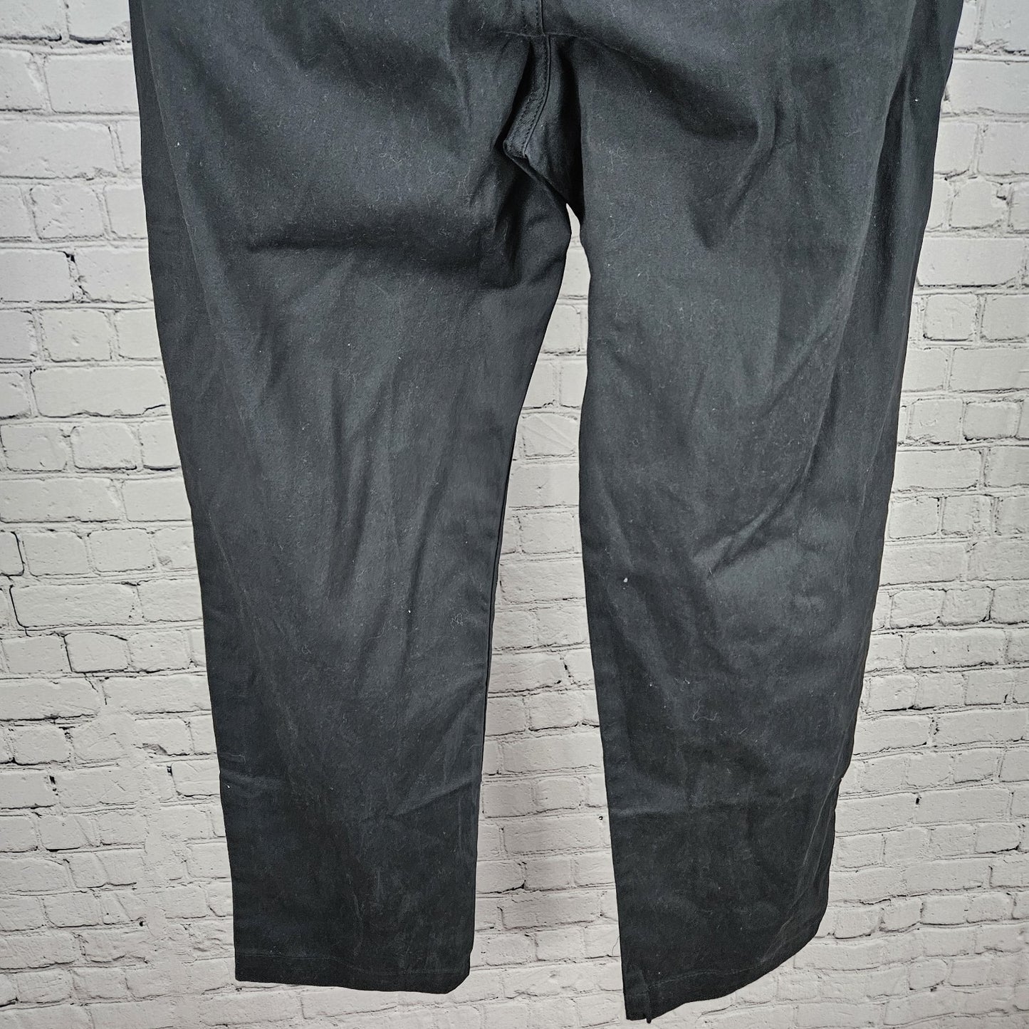 Tesla Black Relective Stripe Straight Leg Workwear Casual Chino Pants 30x30