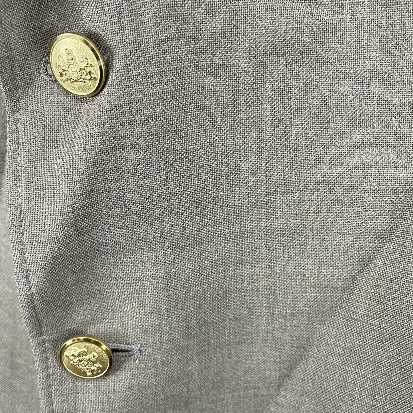 Stafford Brown Worsted Wool Blend 2 Button Vented Blazer Sport Coat Size 48R