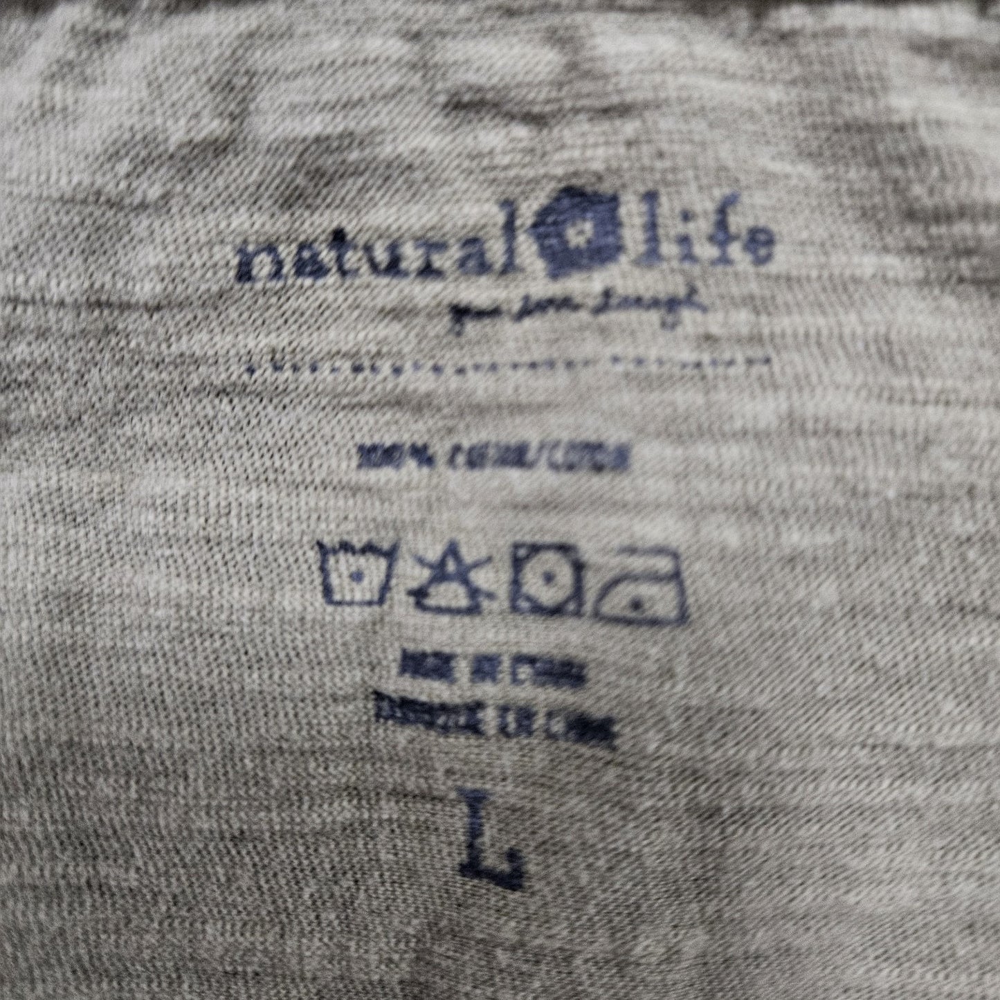 Natural Life Green 100% Cotton Long Sleeve Relaxed Casual 1 Piece Jumper Large L