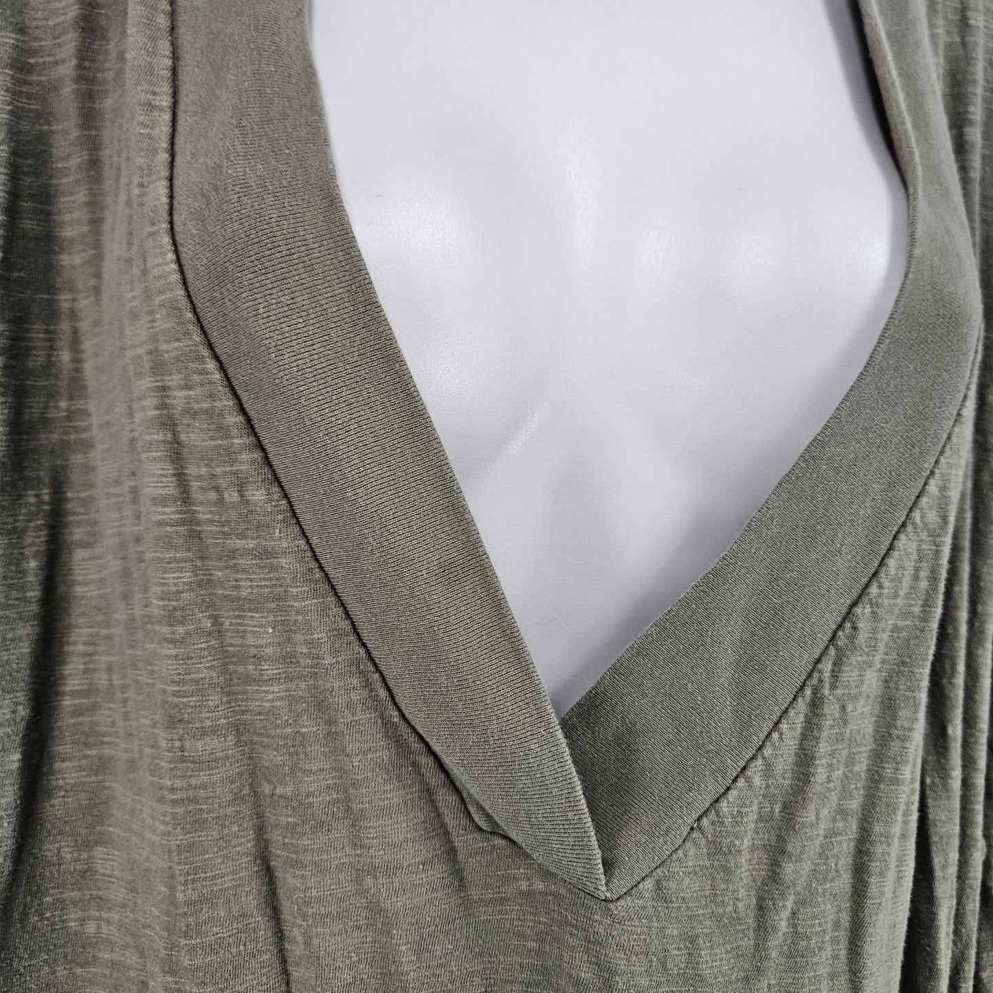 Natural Life Green 100% Cotton Long Sleeve Relaxed Casual 1 Piece Jumper Large L