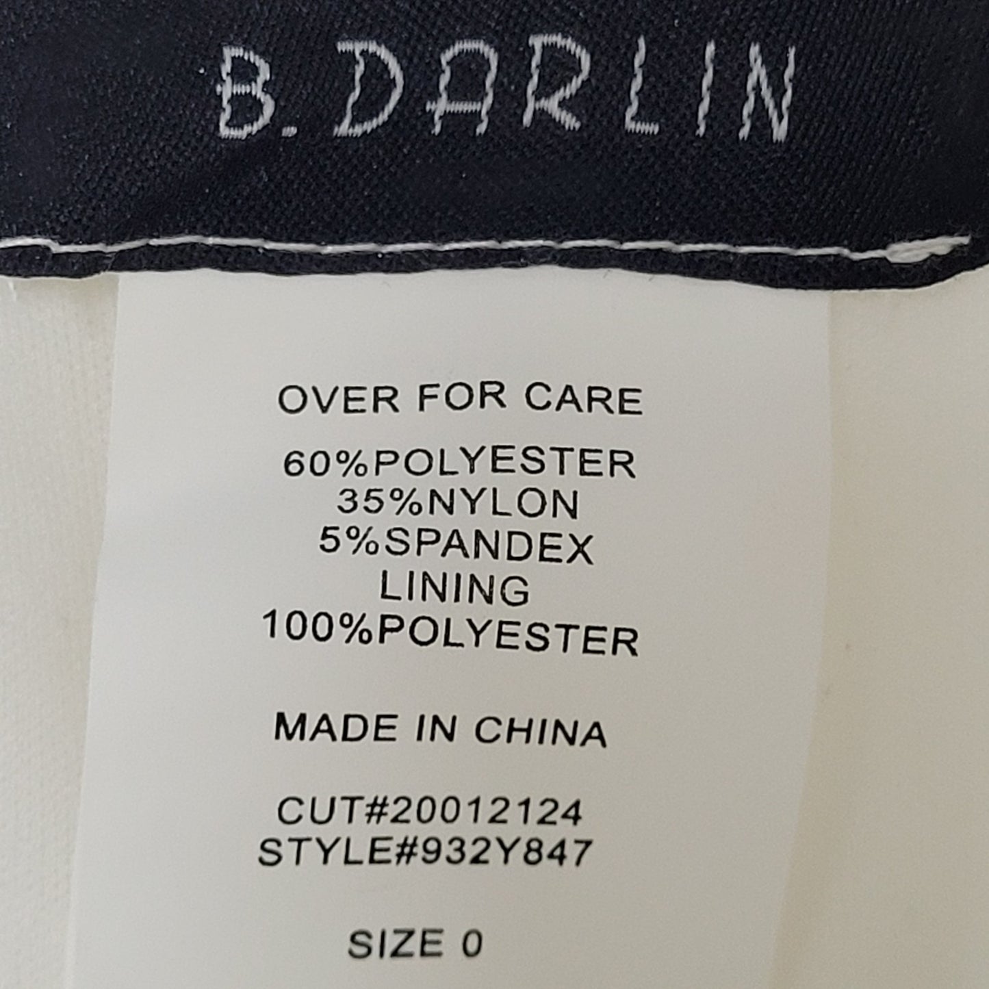 B Darlin White Sheen Pleated Padded Boned Bust Bubble Hem Dress Junior Size 0