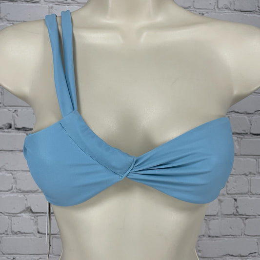 NWT Thalassa Jack’s Surfboards Aperol Blue Strappy Lined Swimsuit Bikini Top XS