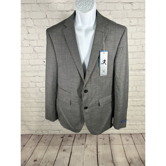 NWT Vince Camuto Grey Wool Blend Stretch Slim Fit Men’s Blazer Jacket 38R