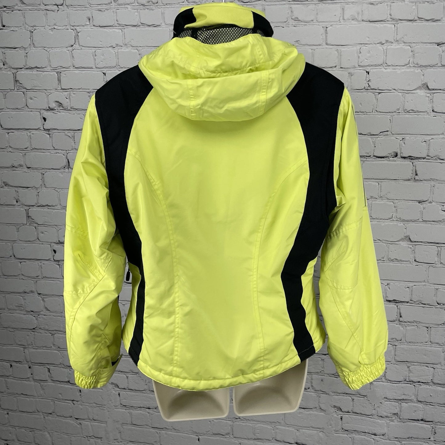 Obermeyer Yellow Sao Paolo Jacket Ski 10,000mm Waterproof Hooded Duroguard 8