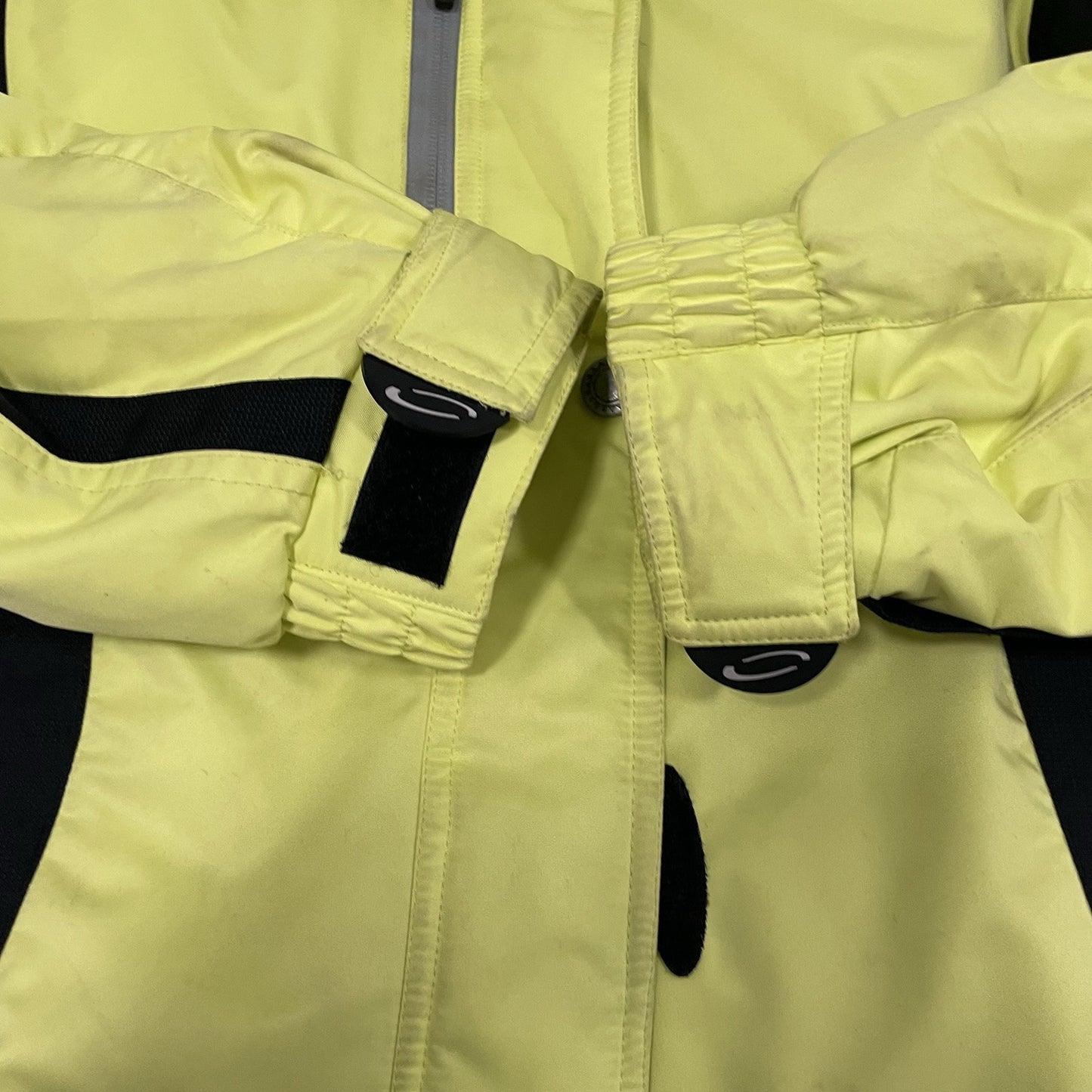Obermeyer Yellow Sao Paolo Jacket Ski 10,000mm Waterproof Hooded Duroguard 8
