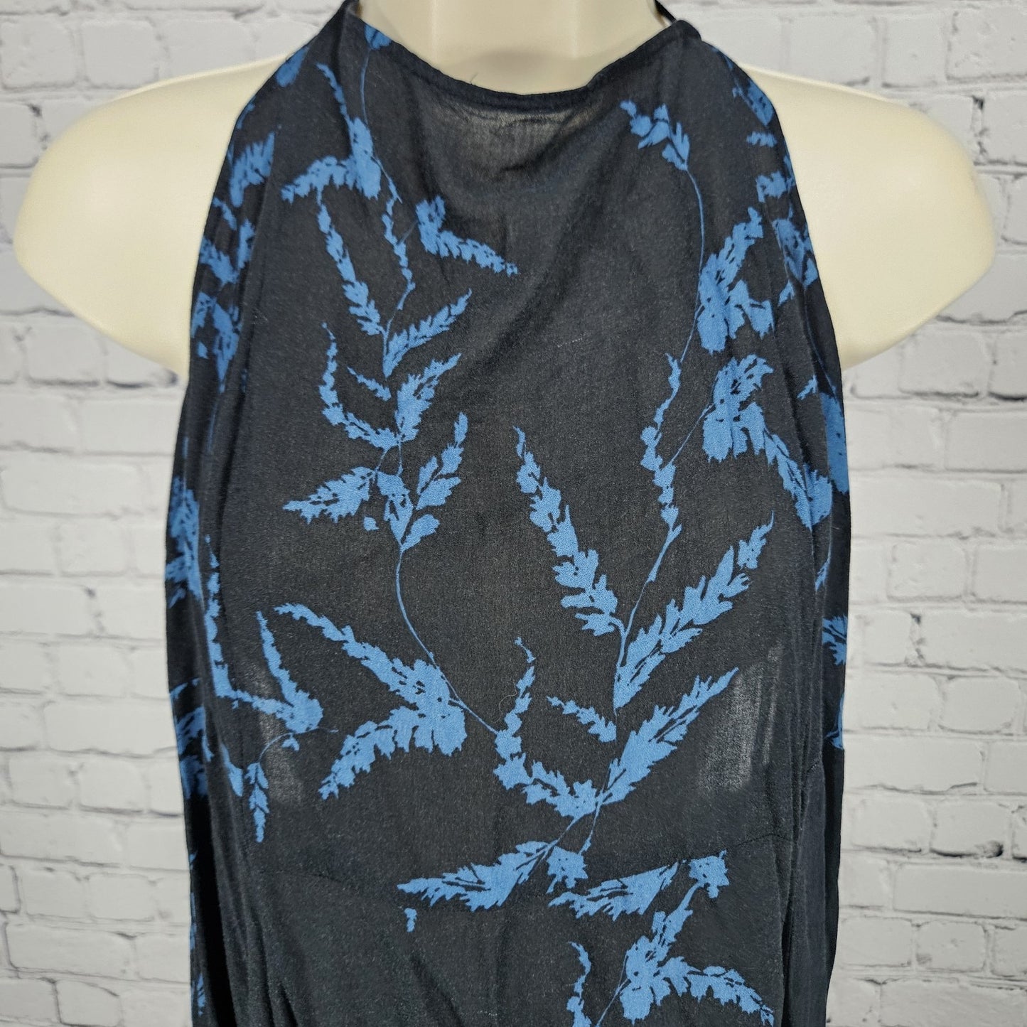 Intimately Free People Multicolor Floral Lightweight Backless Maxi Dress Large L